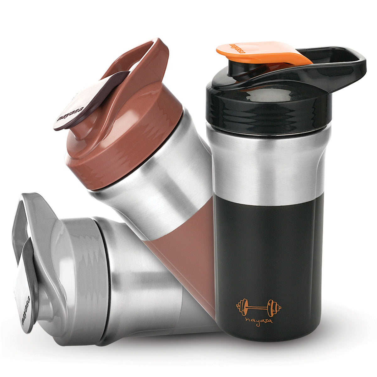 Nayasa Alloy Cross Fit Gym Shaker