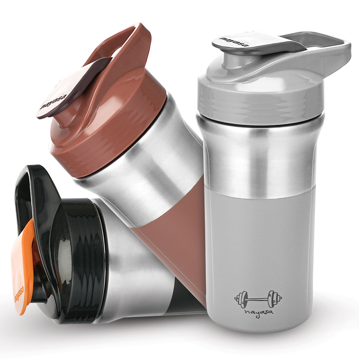 Nayasa Alloy Cross Fit Gym Shaker