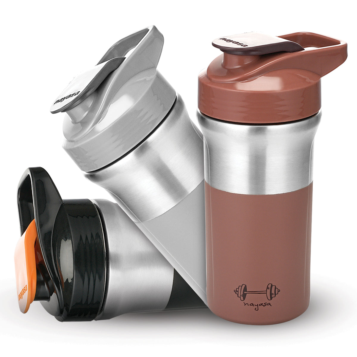 Nayasa Alloy Cross Fit Gym Shaker