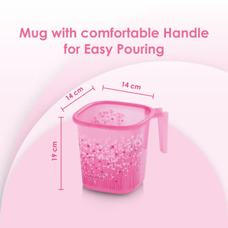 Funk 3 Pieces Bathroom Set - 18 ltr + 1.5 Mug + Stool