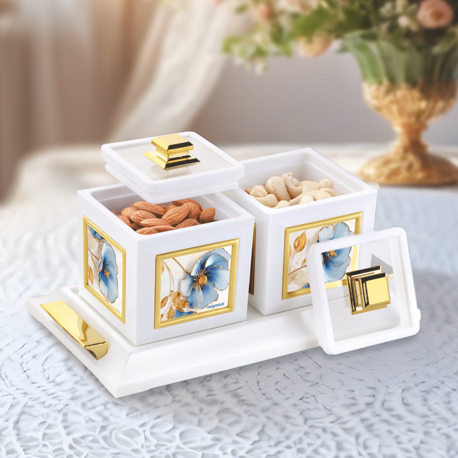 Mansion Dry Fruit Container Set of 2