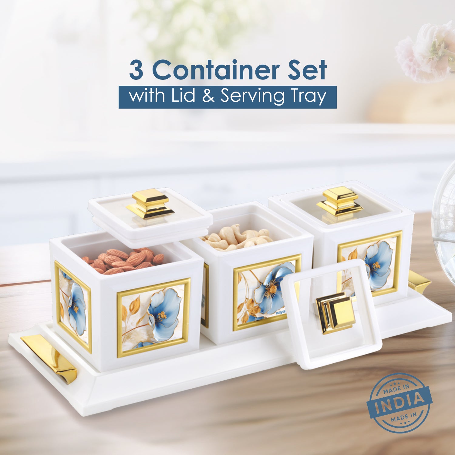 Mansion Dry Fruit Container Set of 3