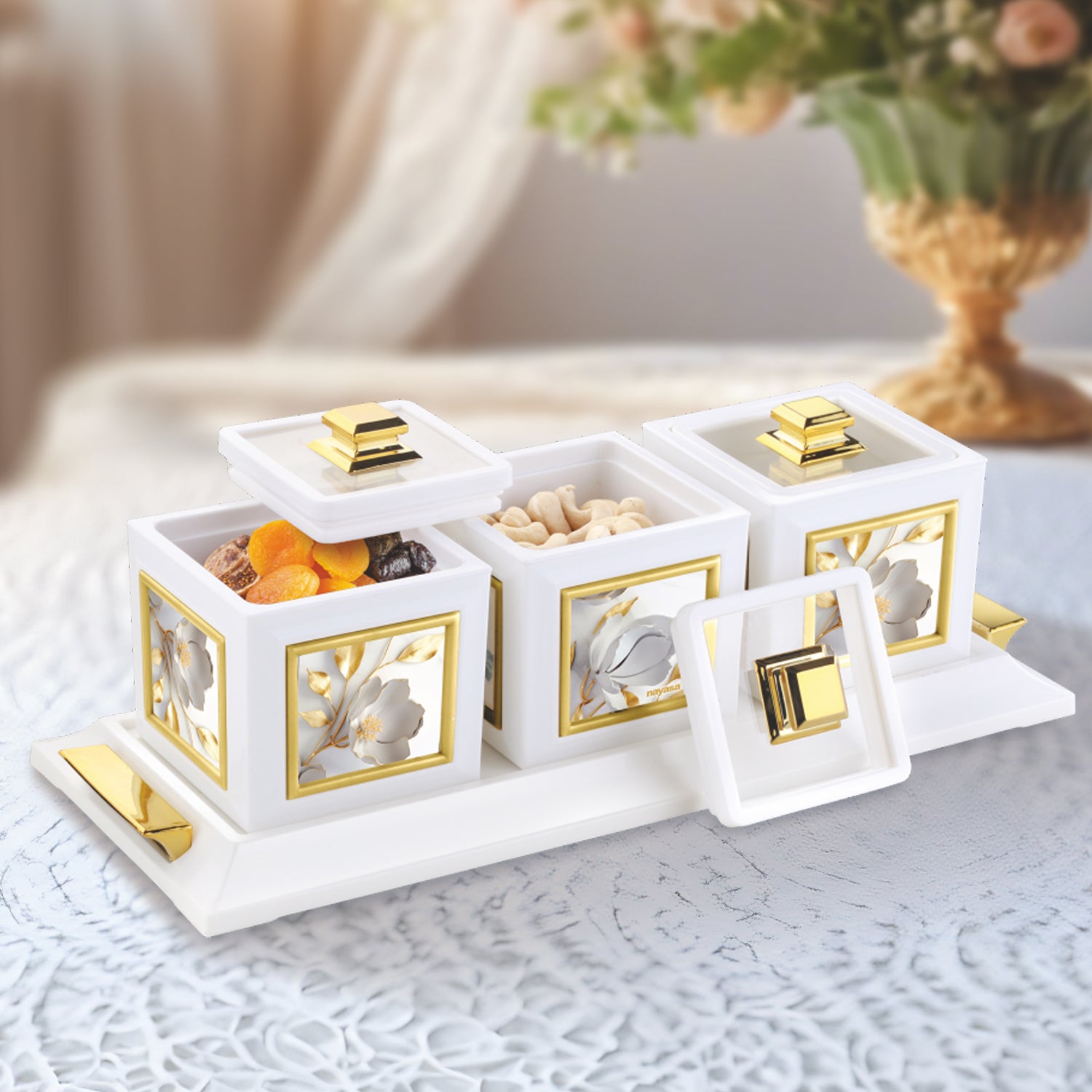 Mansion Dry Fruit Container Set of 3