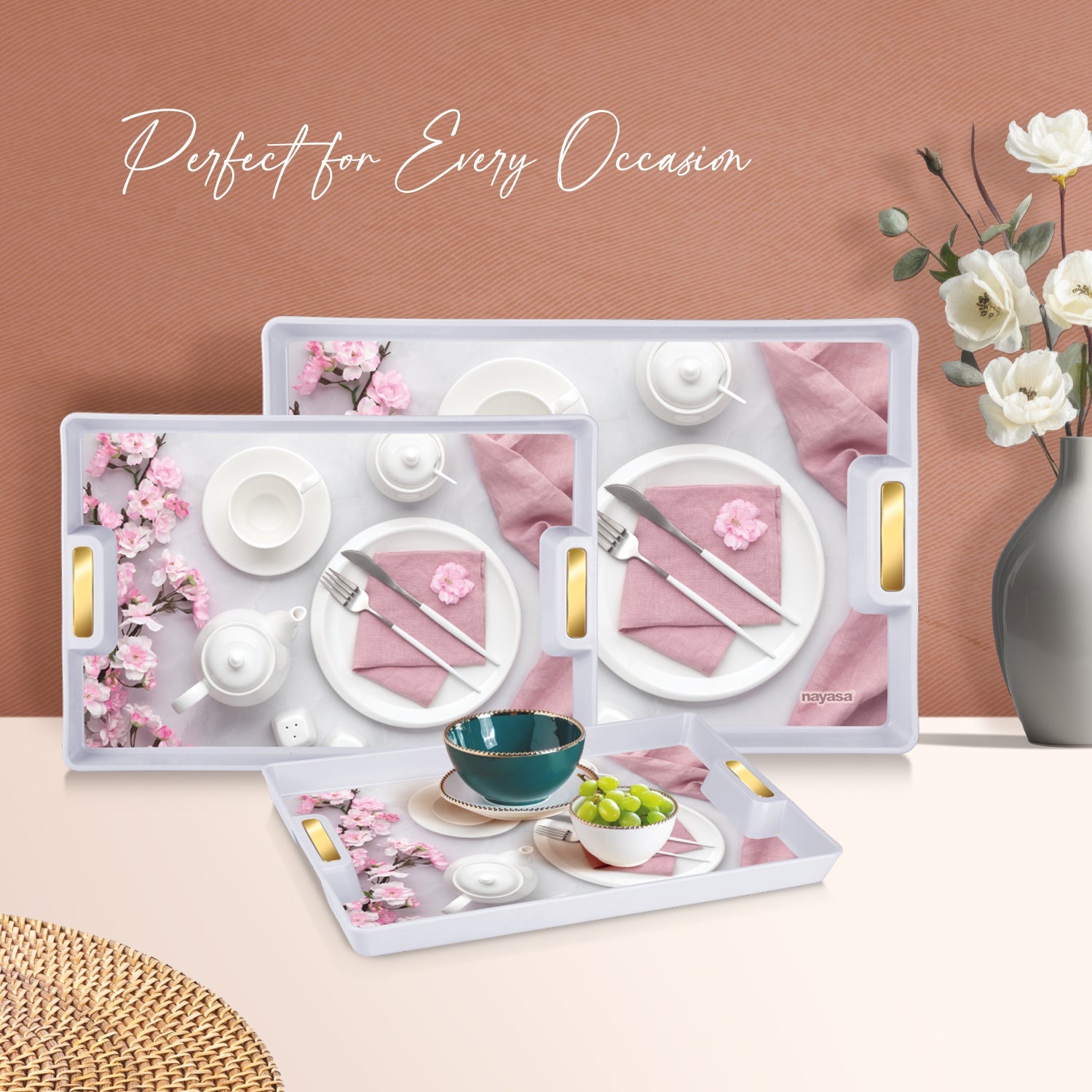 Miracle Serving Tray Set – Small, Medium & Big