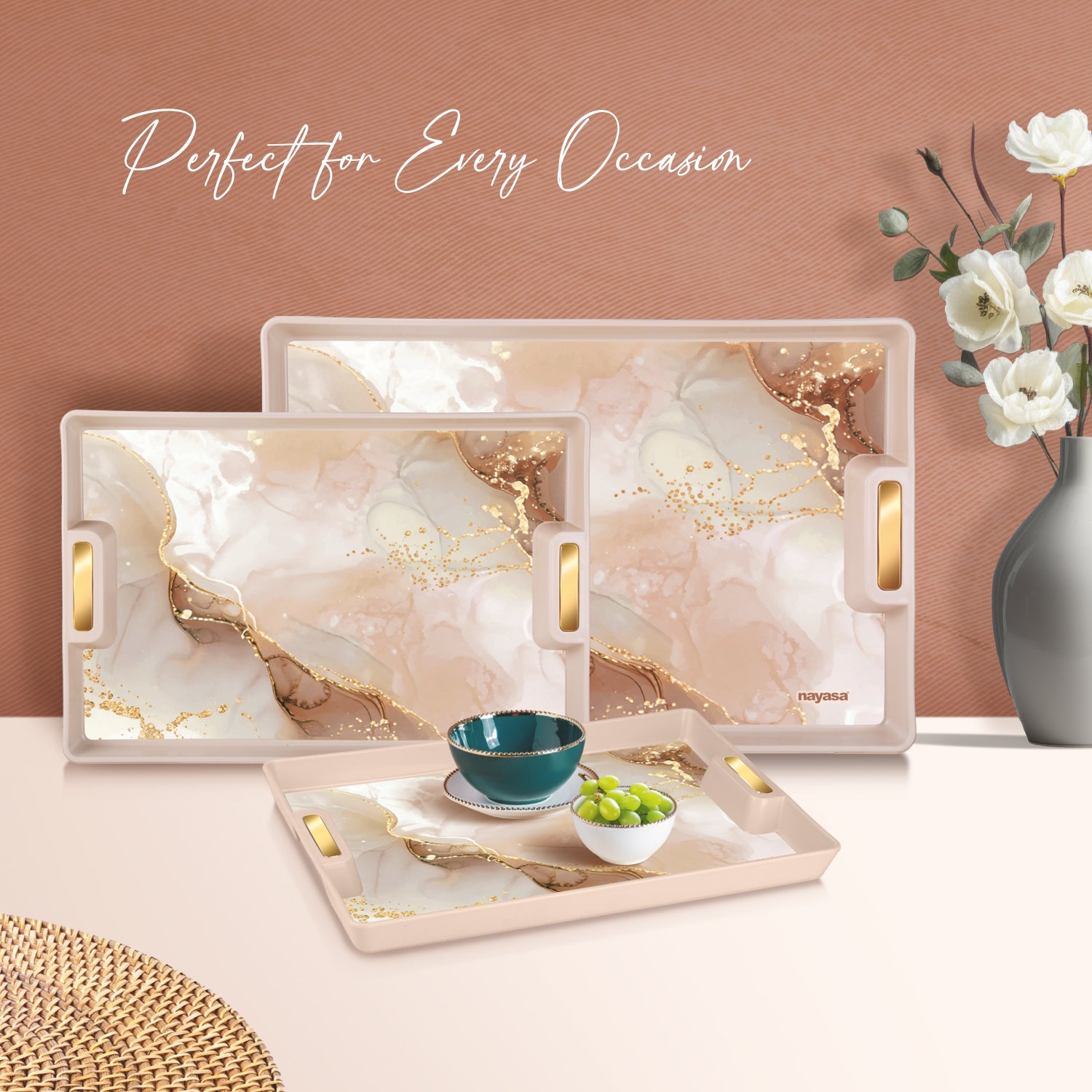 Miracle Serving Tray Set – Small, Medium & Big