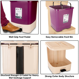 Unibin Square Dustbin