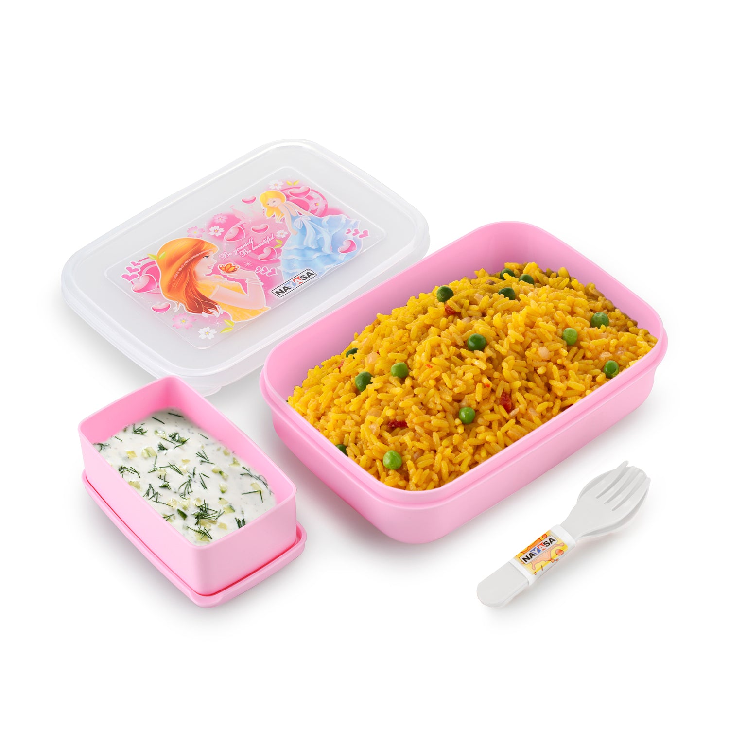 Ninja Regular Lunch Box Pink