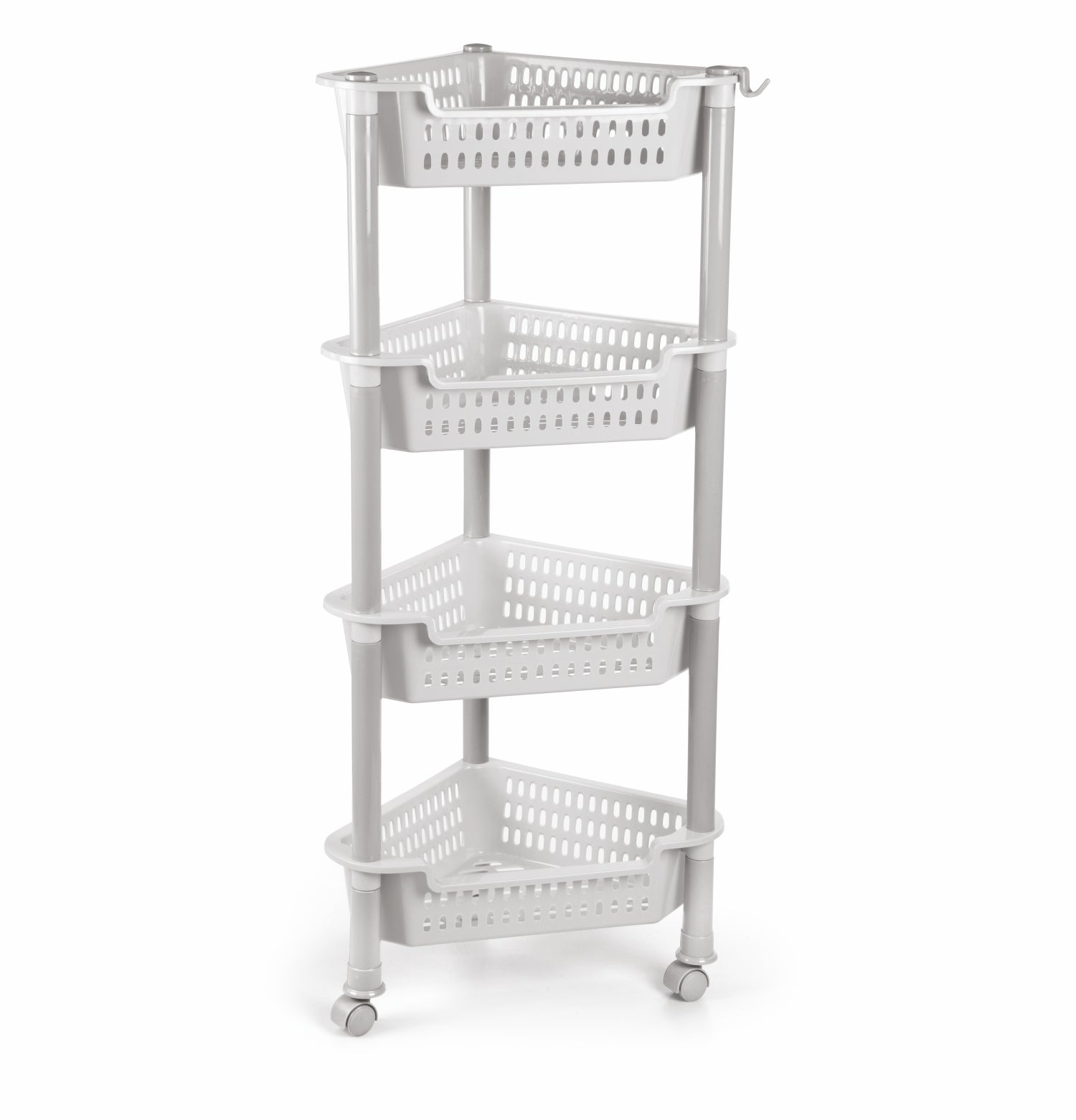 Corner Trolley Grey / 4 Layer