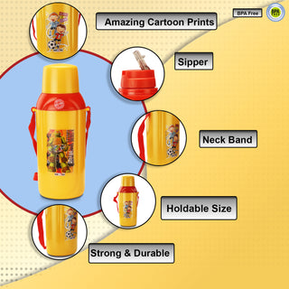 Nippy Kids Water Bottle Yellow / 700 ml