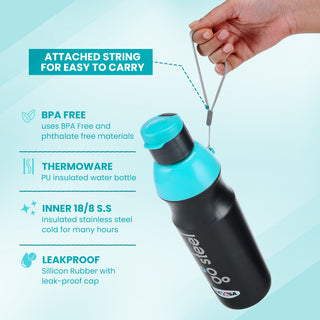 Go Steel, Insulated Water Bottles with Steel Inner