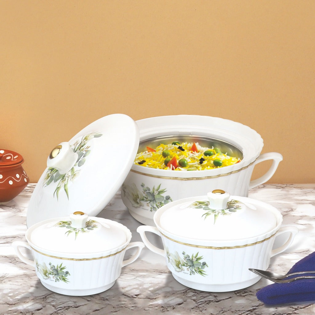 Destiny Insulated Casserole Gift Set Of 3 , 500, 1000, 1500 ml