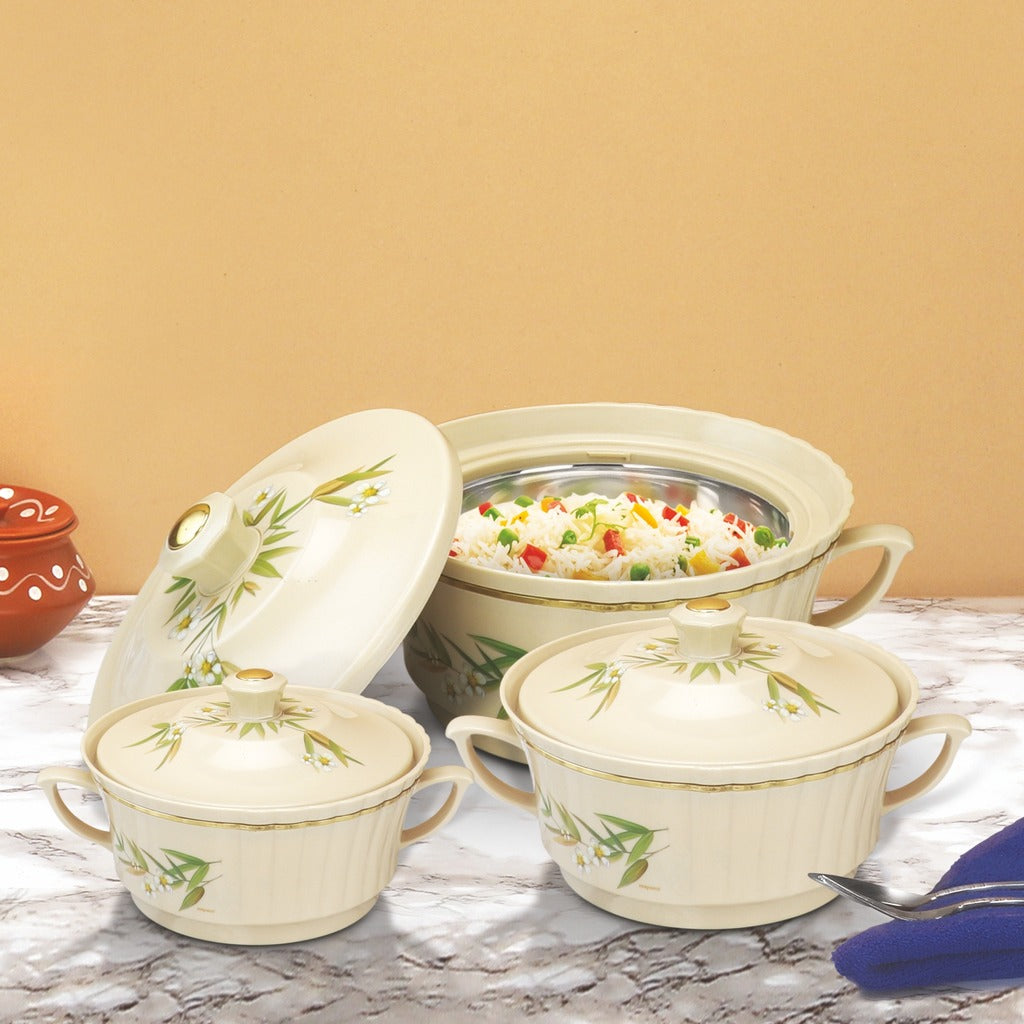 Destiny Insulated Casserole Gift Set Of 3 , 500, 1000, 1500 ml