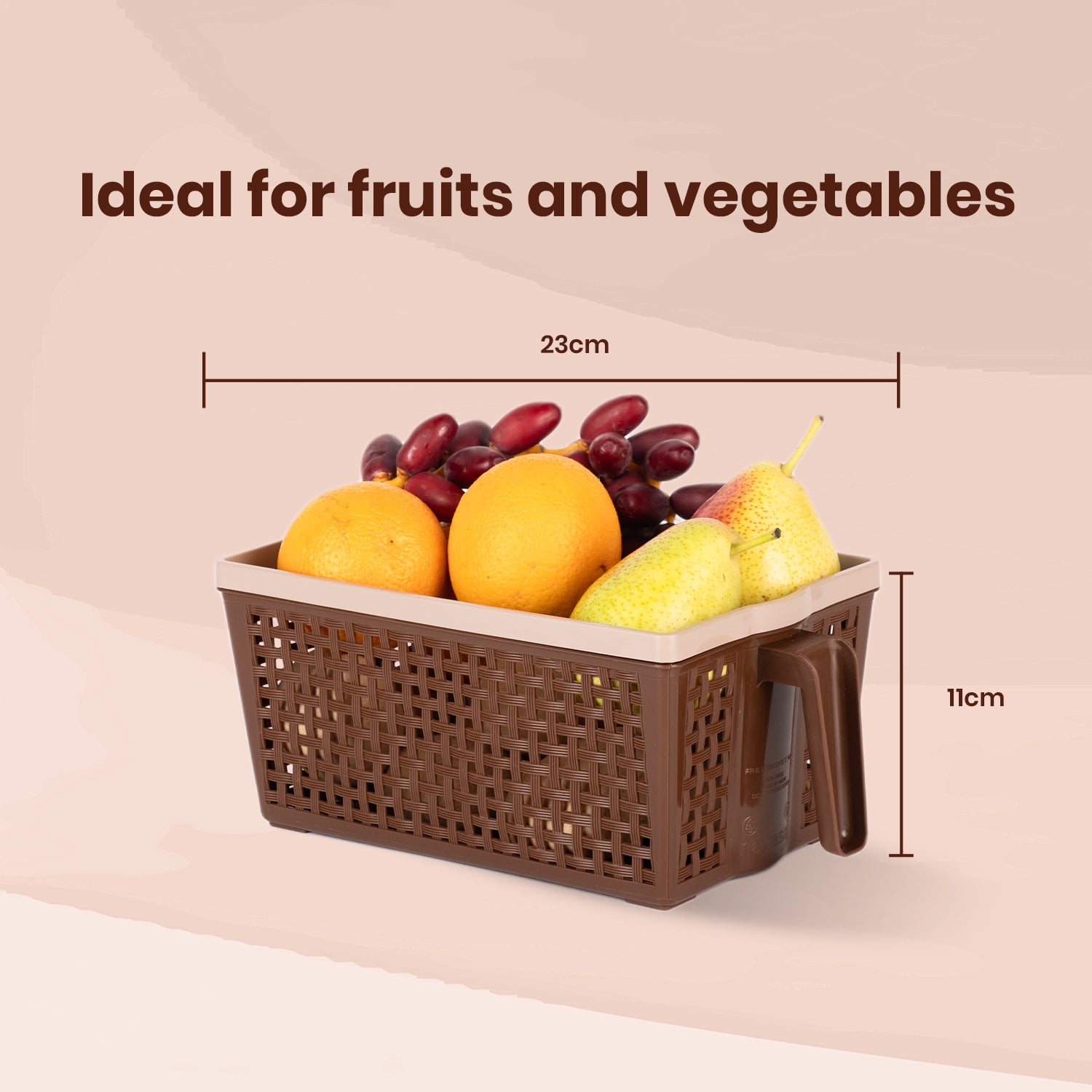 Frill Basket Chocolate / Small