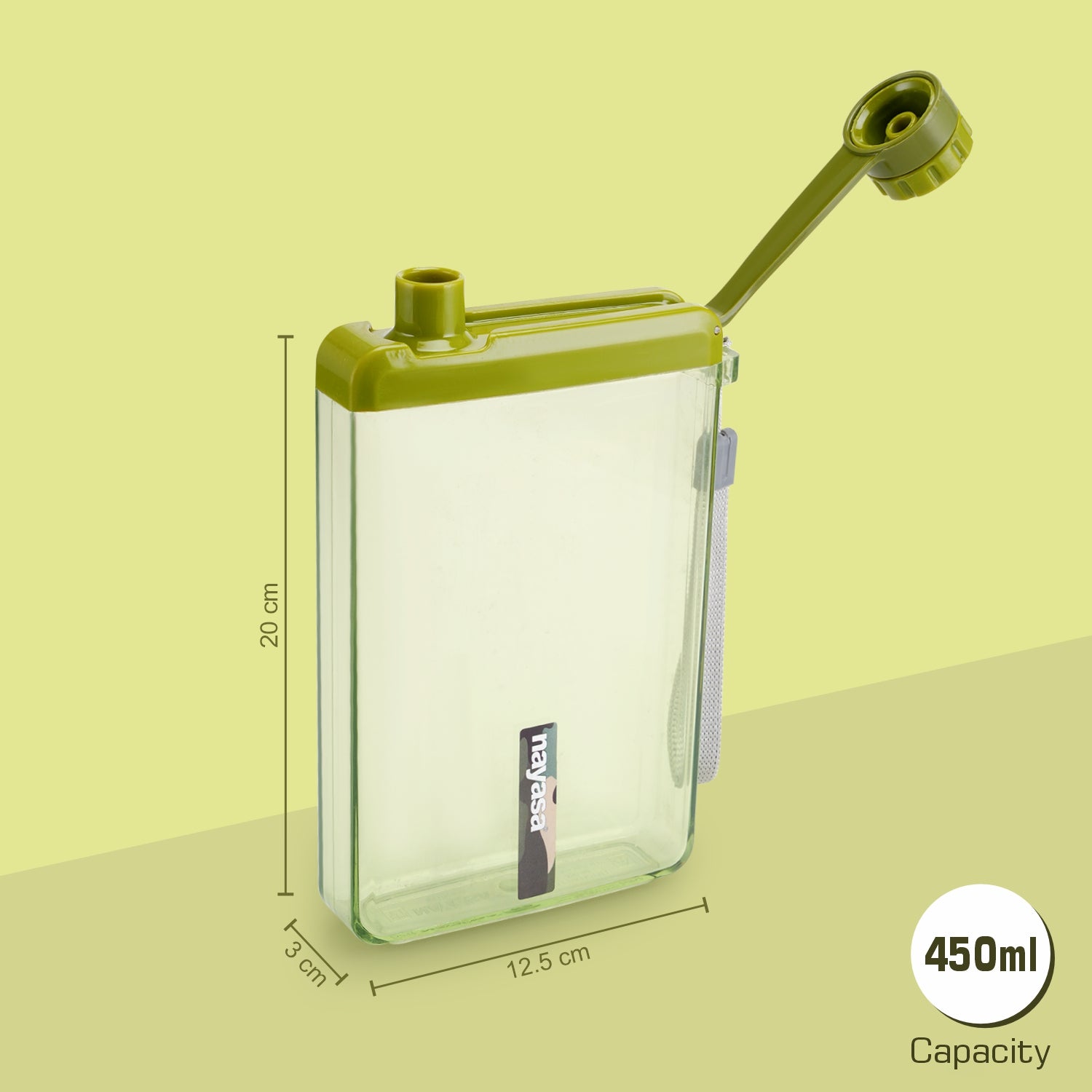 Zelda Bottle- 450 ML Green / Set of 1