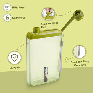 Zelda Bottle- 450 ML Green / Set of 1