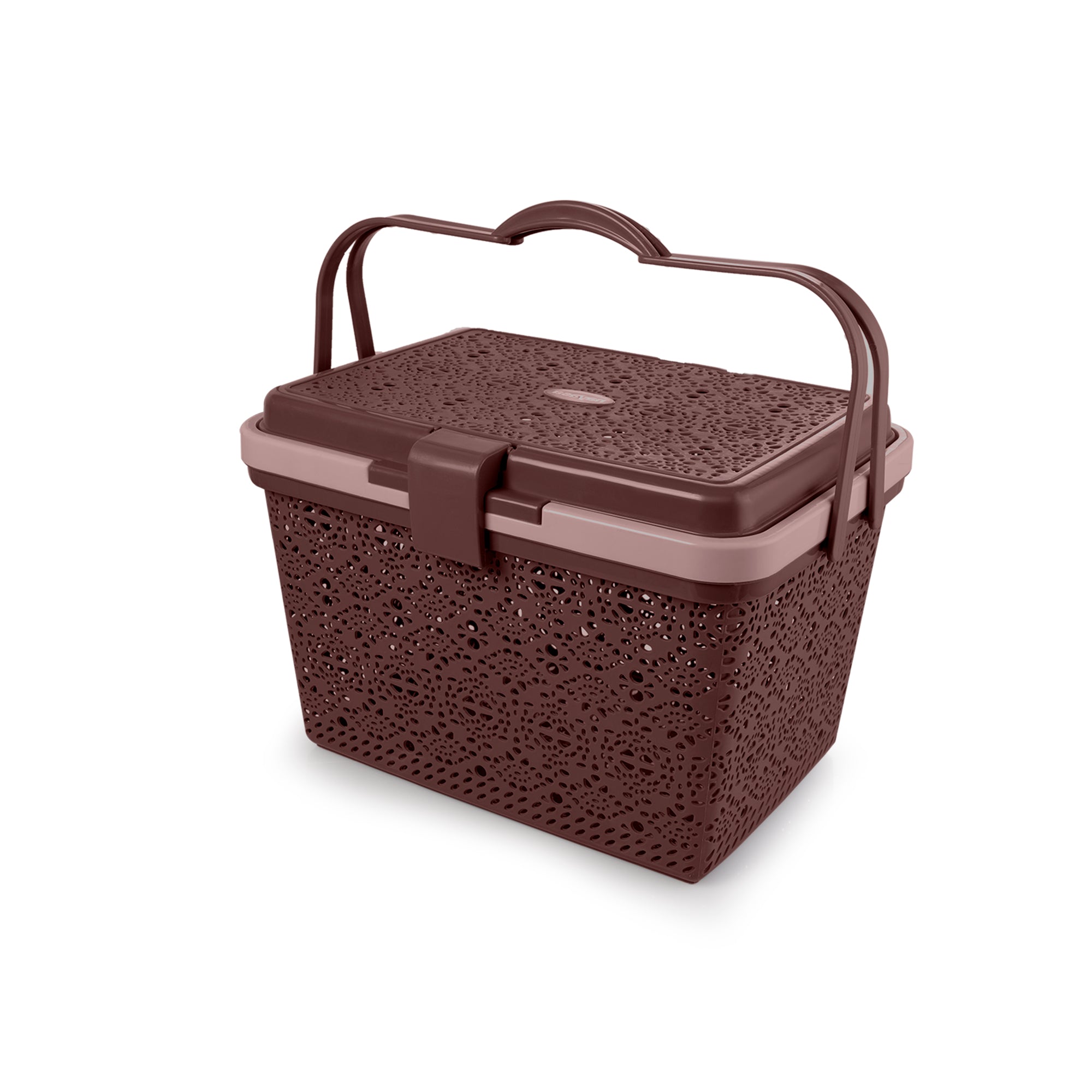 Flower Storage Basket Dark Brown / Medium