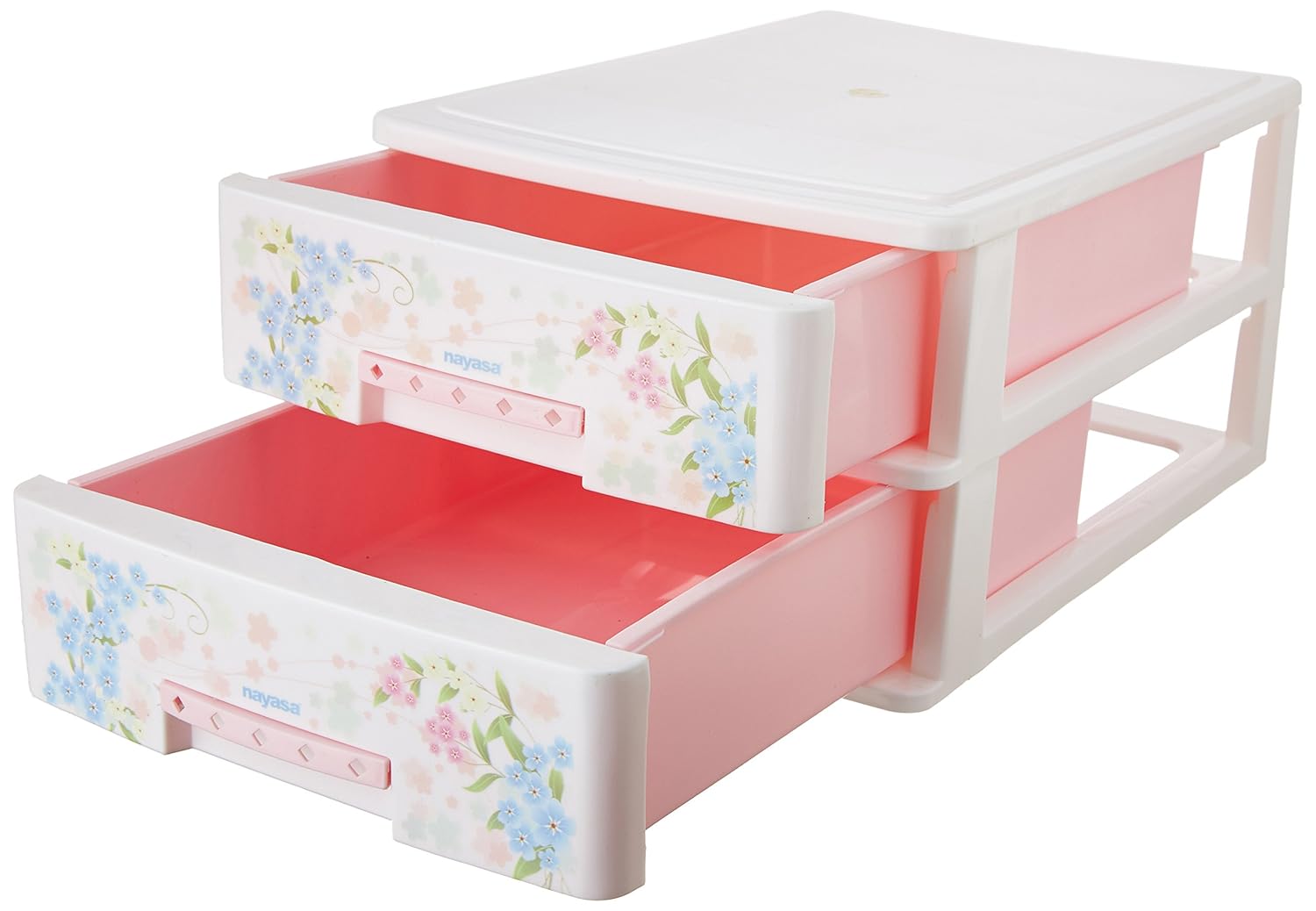 Tuckins Deluxe For Storage Pink / 2 Drawers