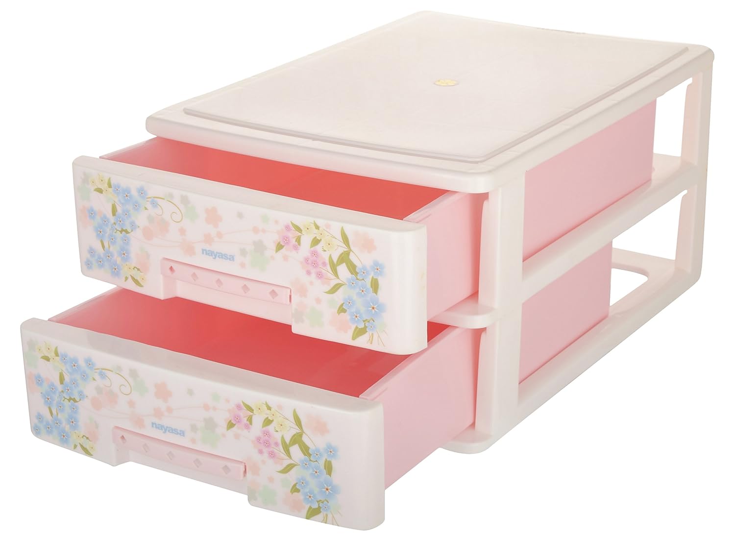 Tuckins Deluxe For Storage Pink / 2 Drawers