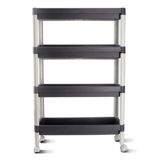 Slim Multipurpose Trolley Grey / 4 Layer