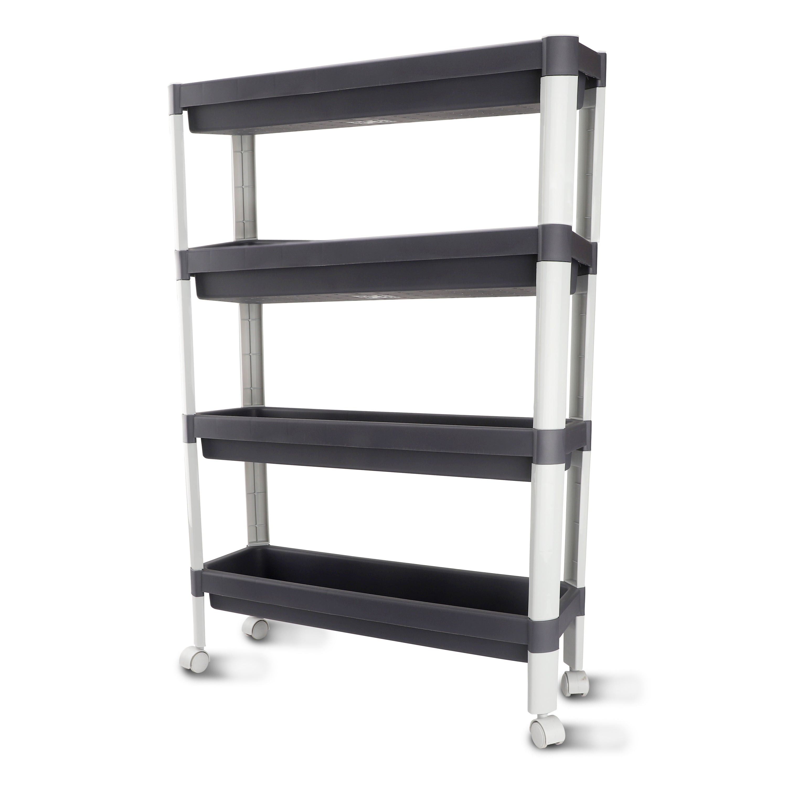 Slim Multipurpose Trolley Grey / 4 Layer