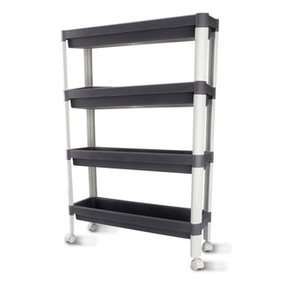 Slim Multipurpose Trolley Grey / 4 Layer