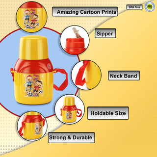 Nippy Kids Water Bottle Yellow / 350 ml