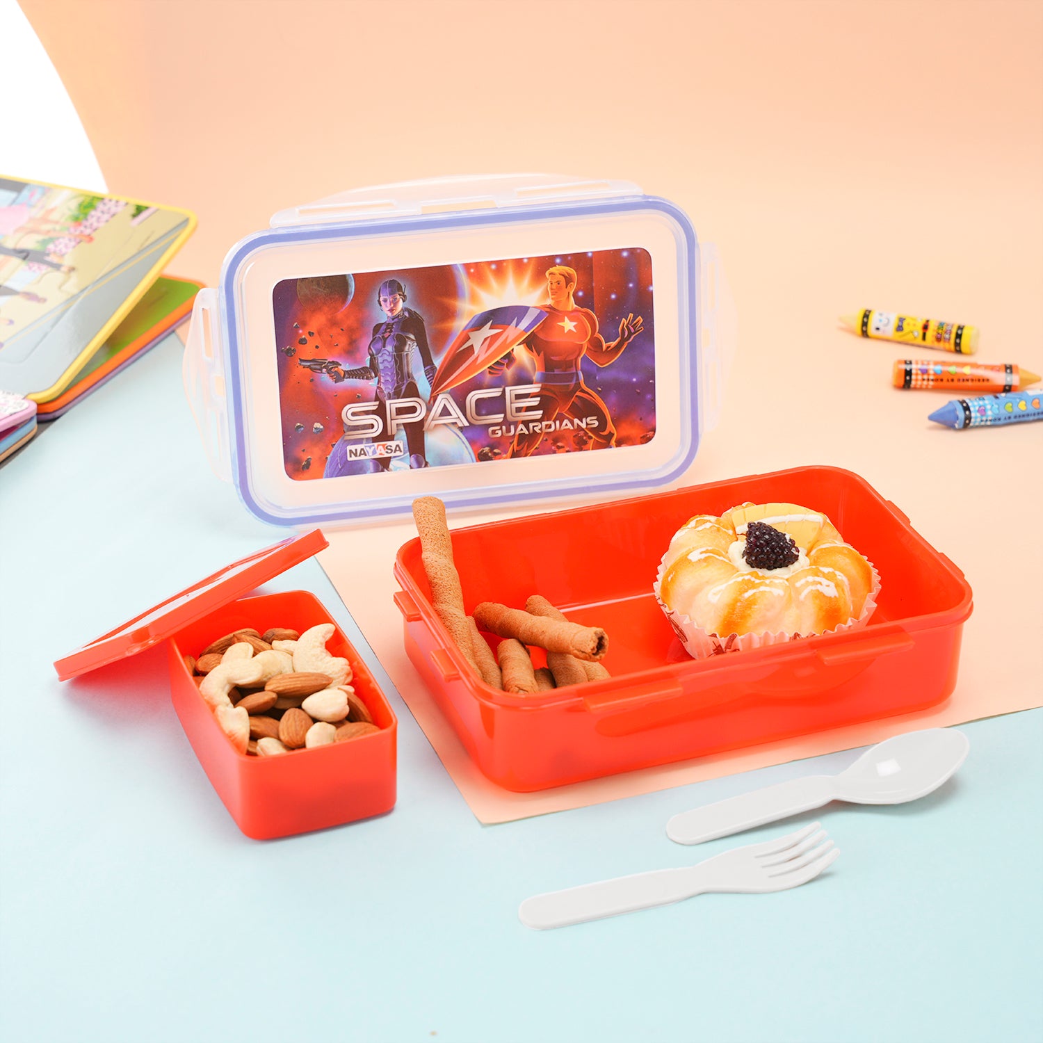 Crazy Regular Lunch Box Red