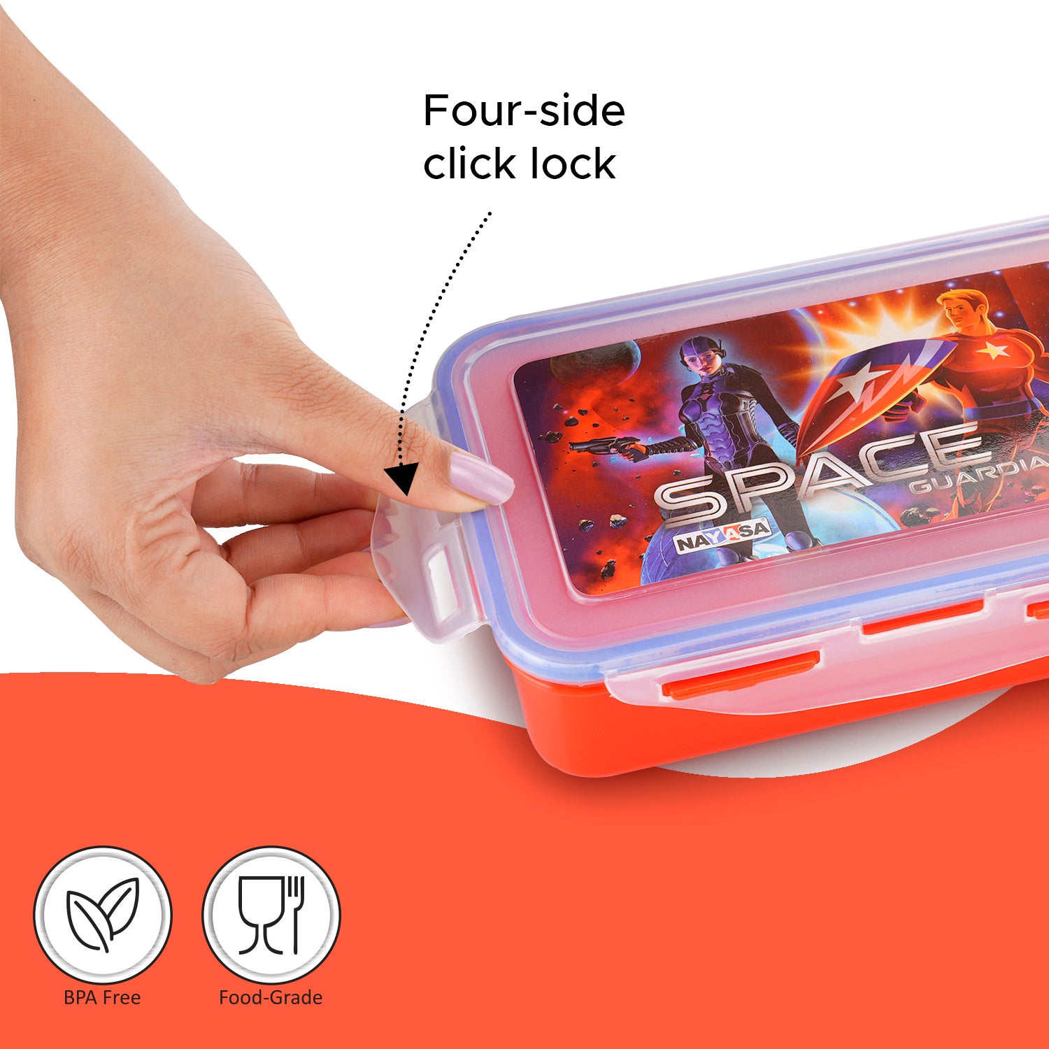 Crazy Regular Lunch Box Red