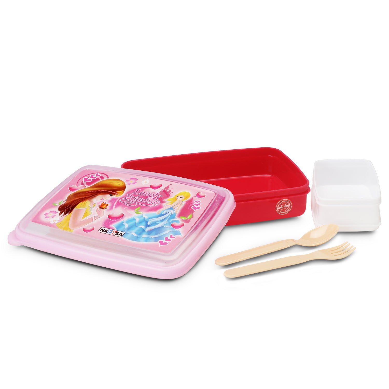 Spill Guard Lunch Box Pink