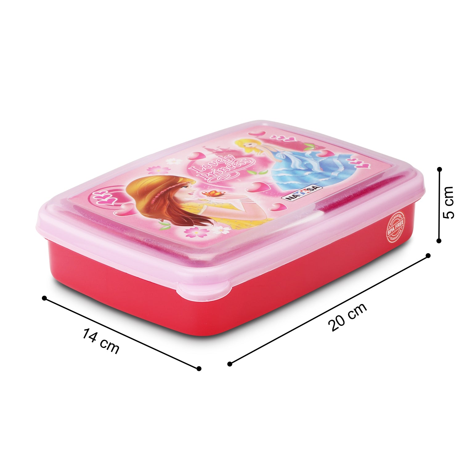Spill Guard Lunch Box Pink