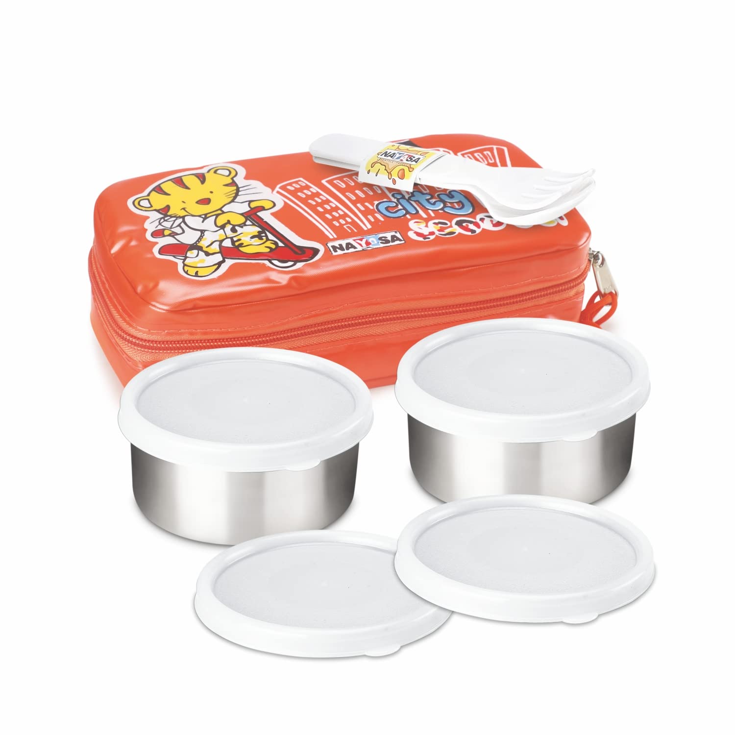 Crunchy Munchy Lunch Box Orange