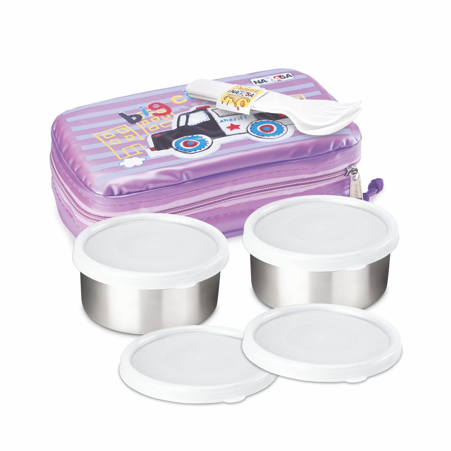 Crunchy Munchy Lunch Box Purple