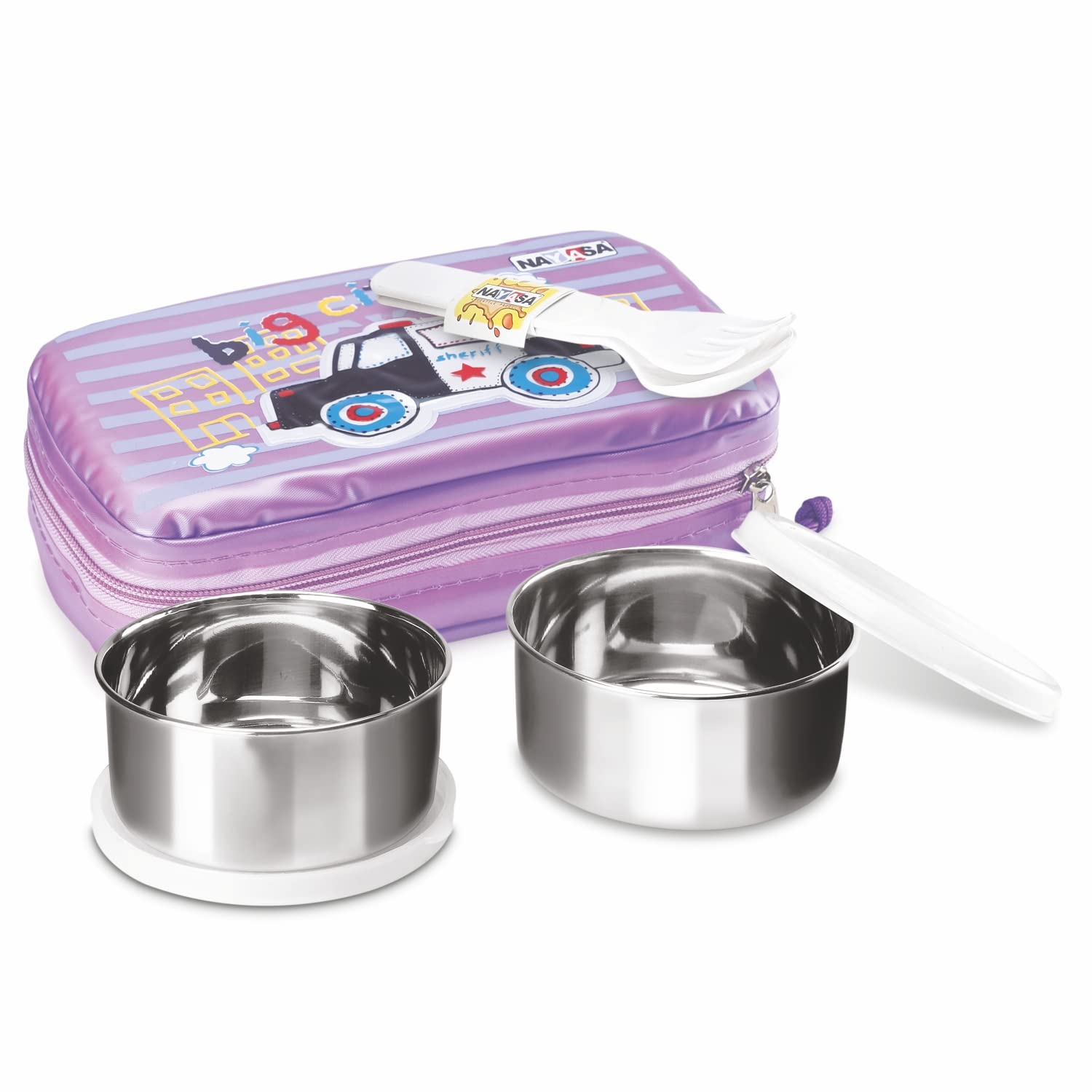 Crunchy Munchy Lunch Box Purple