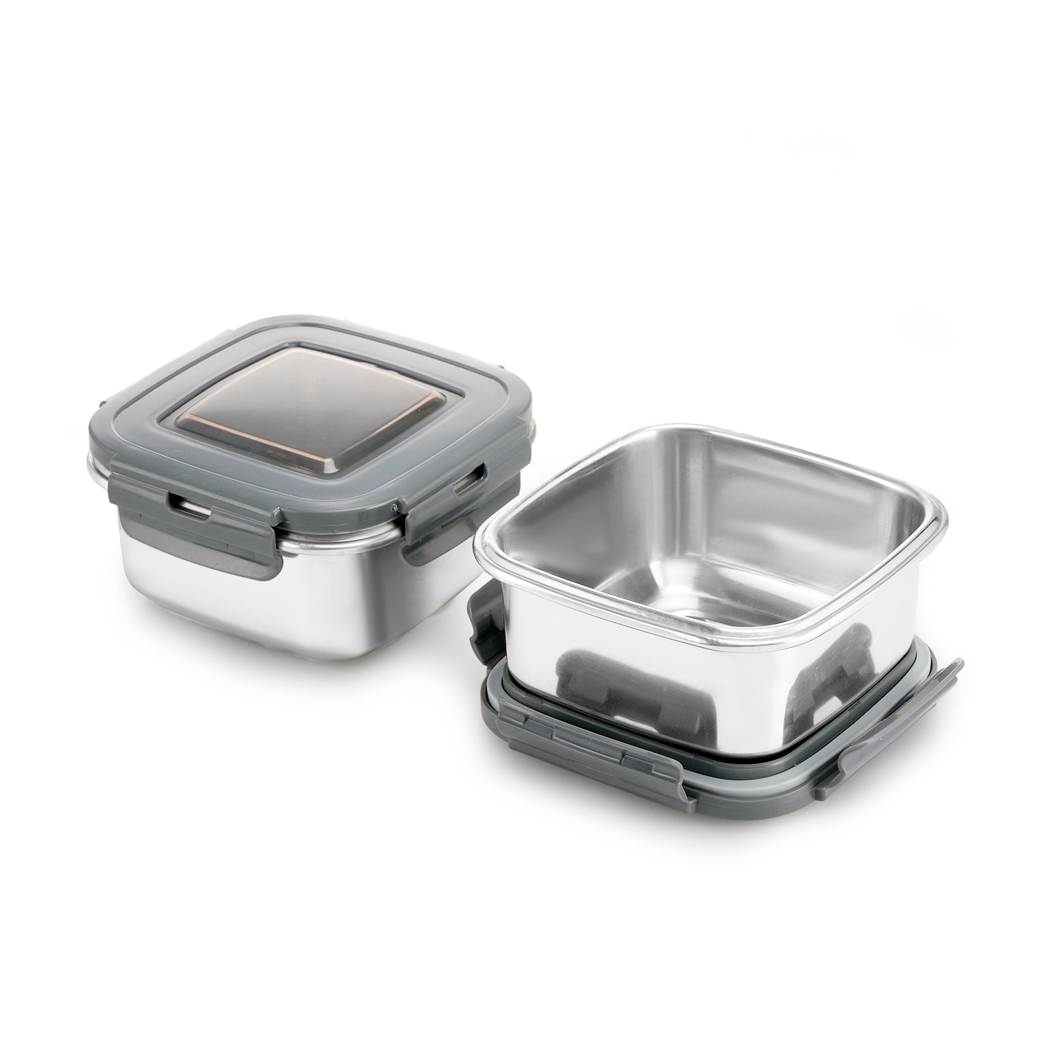 Eco Crunch Lunch Box With 2 Containers of 300 ml Each