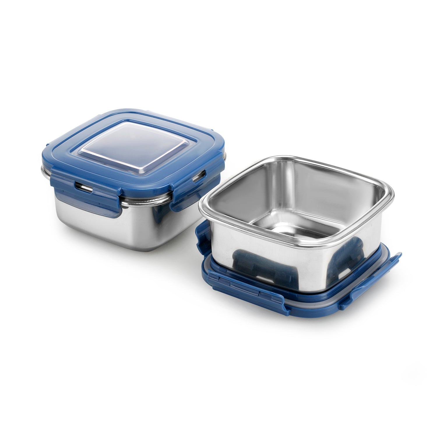 Eco Crunch Lunch Box With 2 Containers of 300 ml Each