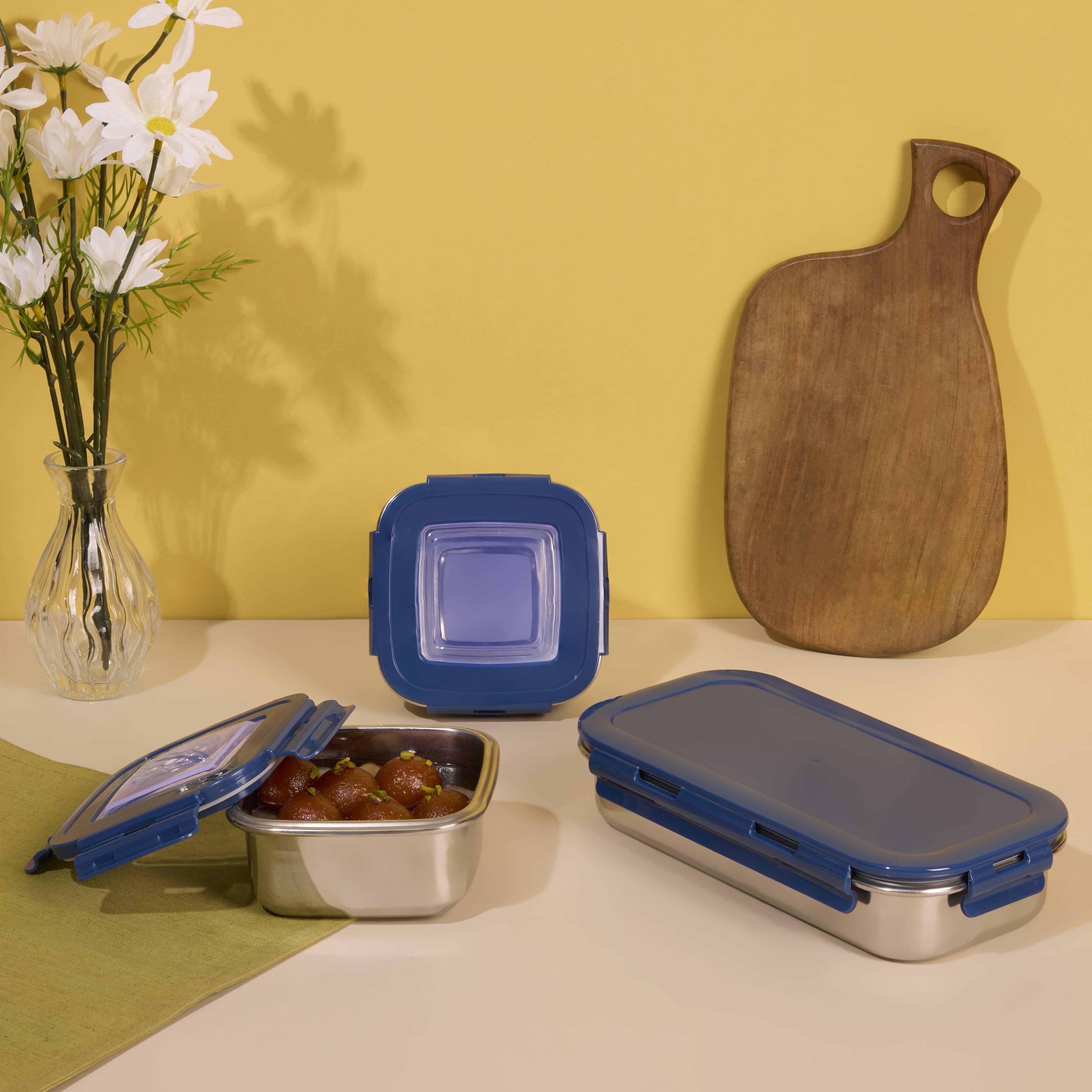 Eco Duplex Lunch Box Blue