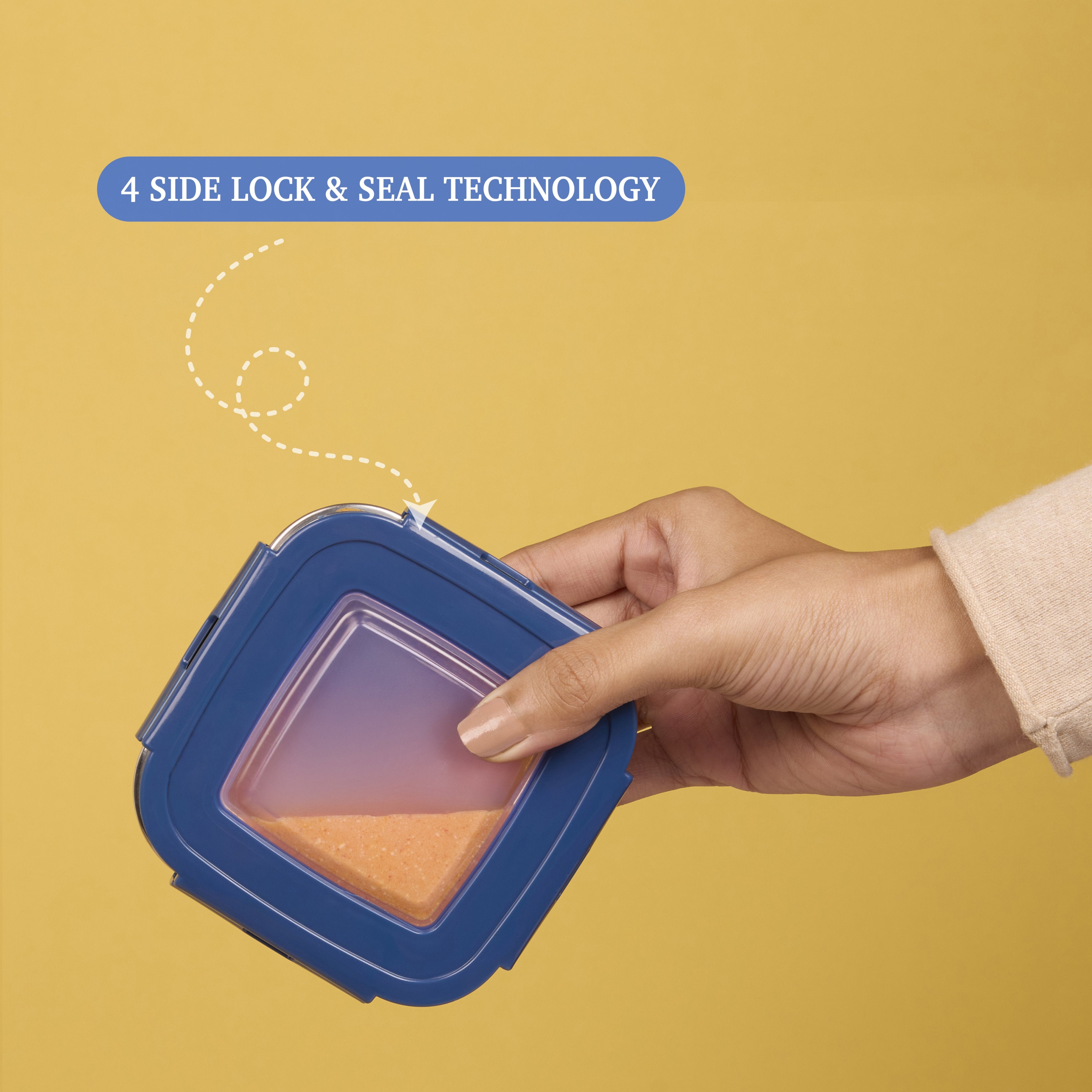 Eco Duplex Lunch Box Blue