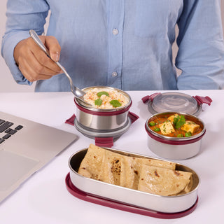Aqua Duplex Lunch Box