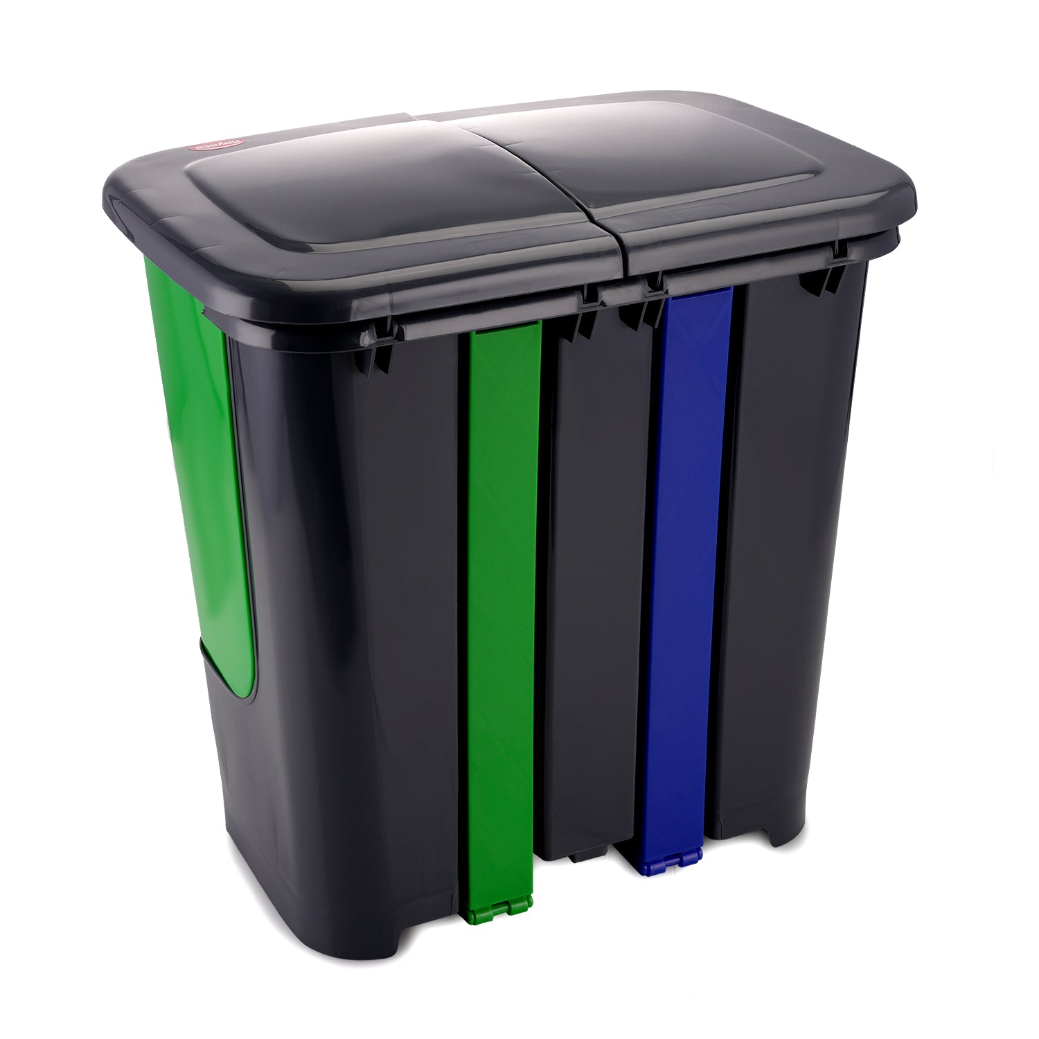 2 In 1 Pedal Bin Bold Dustbin Blue & Green