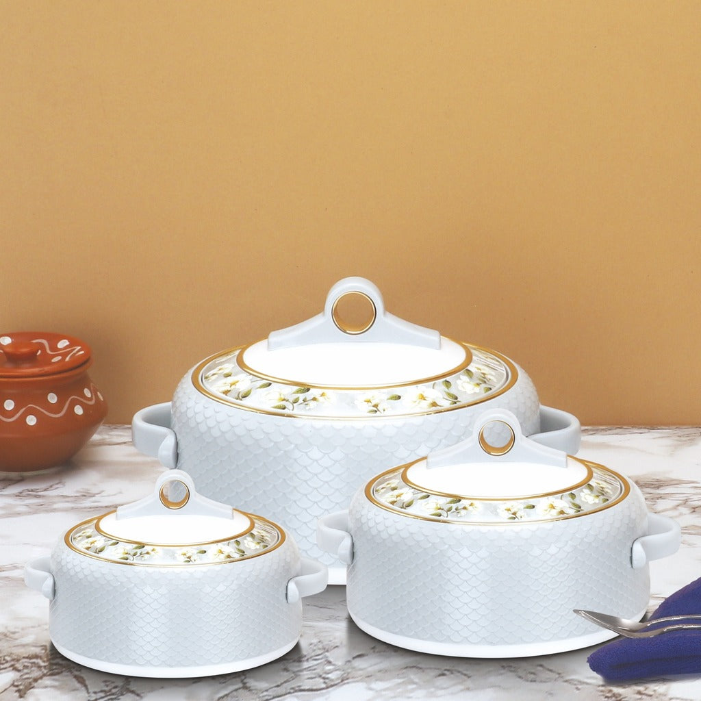 Coral Casserole Gift Set Of 3  1000, 1500, 2000 ml