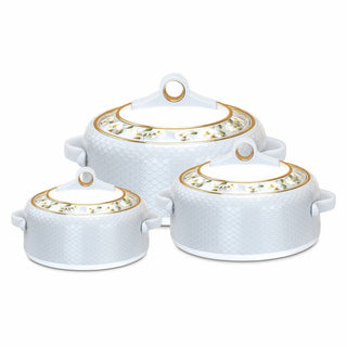 Coral Casserole Gift Set Of 3  1000, 1500, 2000 ml