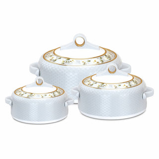 Coral Casserole Gift Set Of 3  1000, 1500, 2000 ml