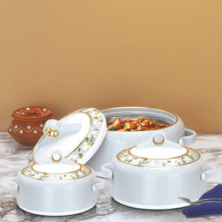 Coral Casserole Gift Set Of 3  1000, 1500, 2000 ml