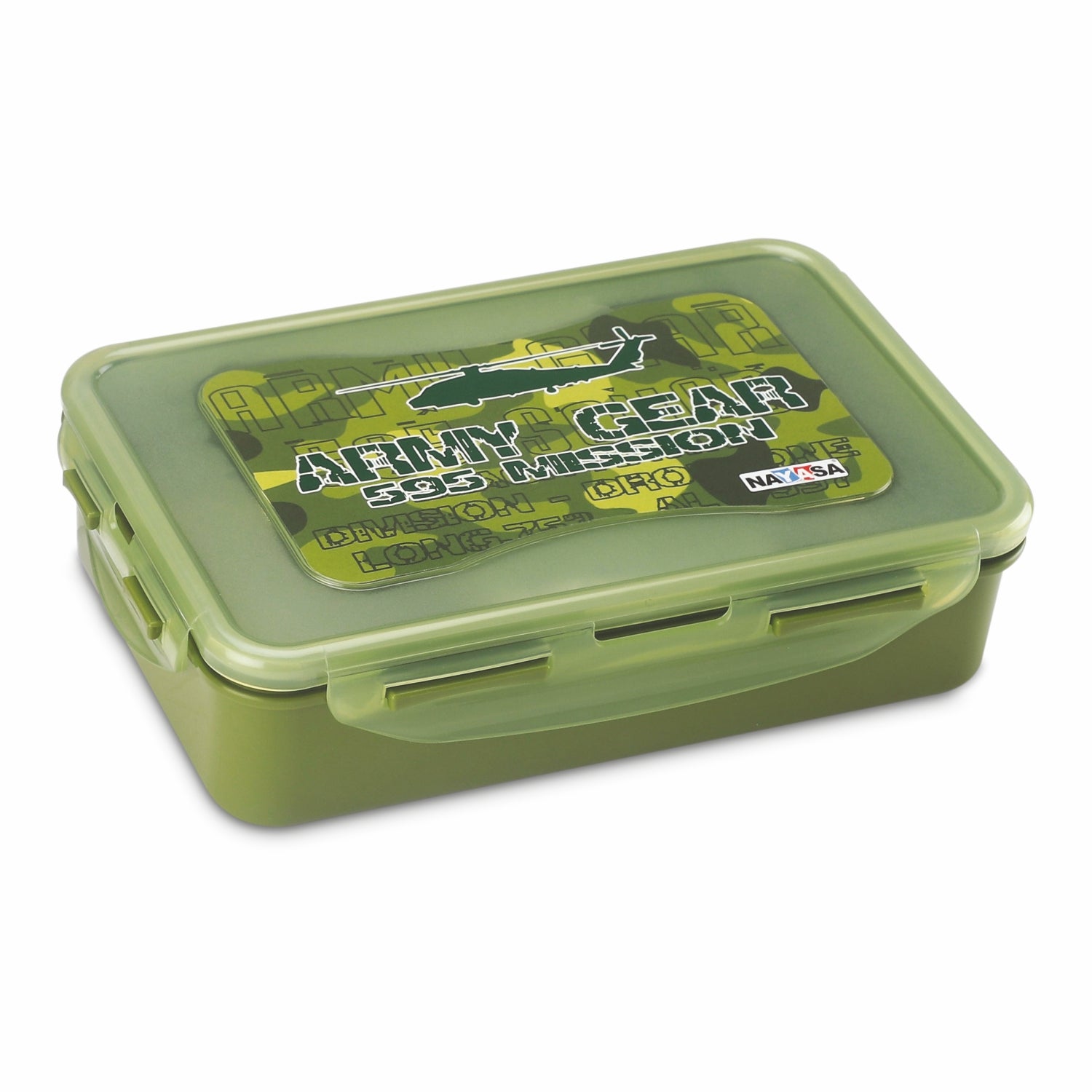 Super Lock Deluxe Lunch box Green / 800 ml / Set of 1