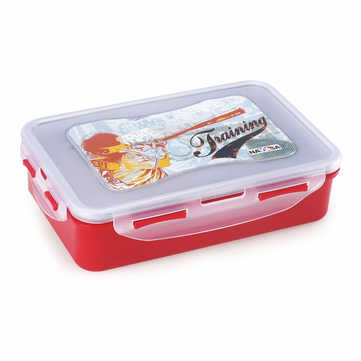 Super Lock Deluxe Lunch box Red / 800 ml / Set of 1