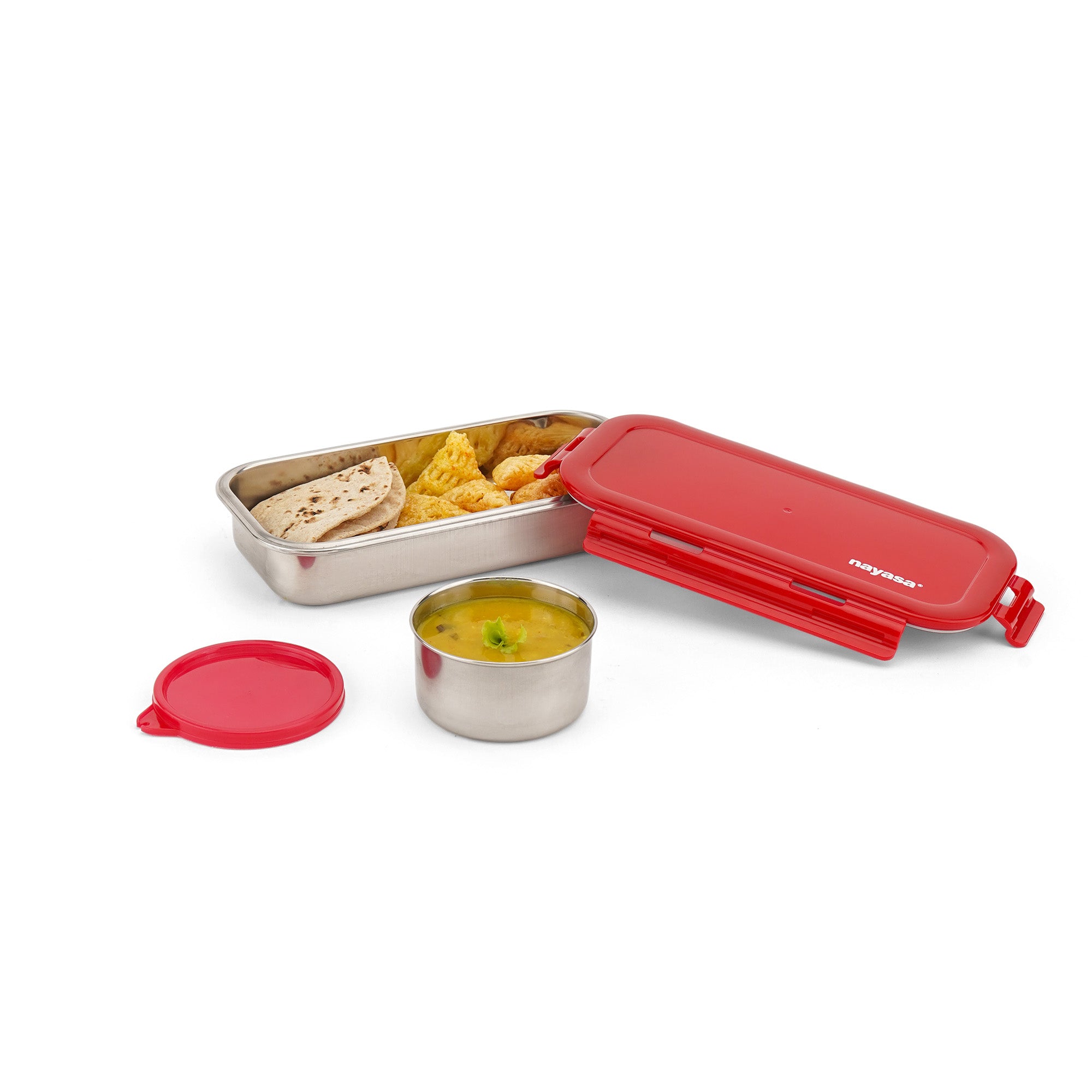 Eco Roti Lunch Box Red / 580ml