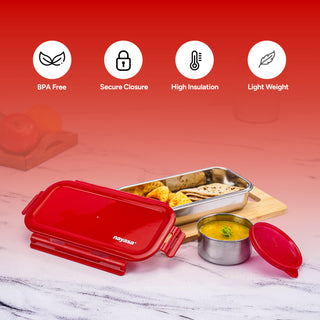 Eco Roti Lunch Box Red / 580ml