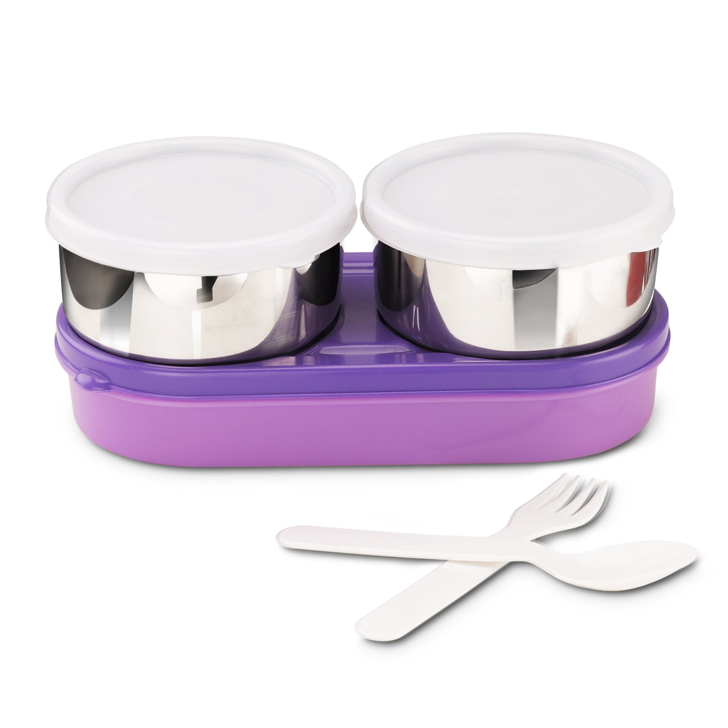 Duplex Deluxe Lunch Box with Soft Insulated Bag with Steel Tiffin