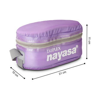 Duplex Deluxe Lunch Box with 2 Stainless Steel Containers & Soft Insulated Bag