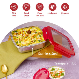 Eco Lock Lunch 800 ml Stainless Steel Lunch Box